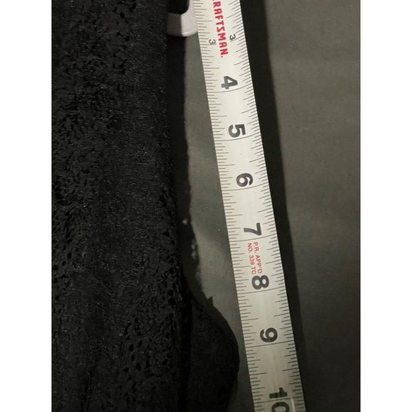 HAANI dress size 2X black lace fit and flare sleeveless - Picture 7 of 7